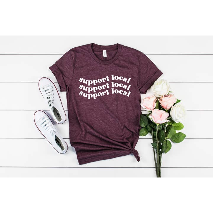 Support Local Shirt for wholesale by Main Street Tees