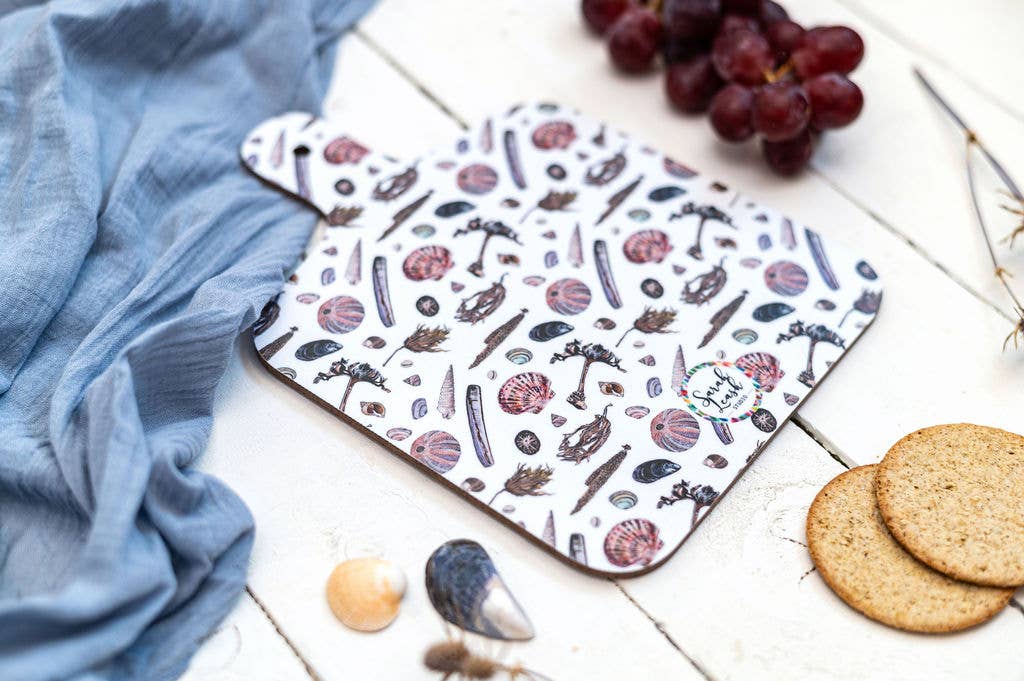 Sarah Leask Studio - Wholesale Cutting Board - Sea Treasures Mini Chopping Board 1