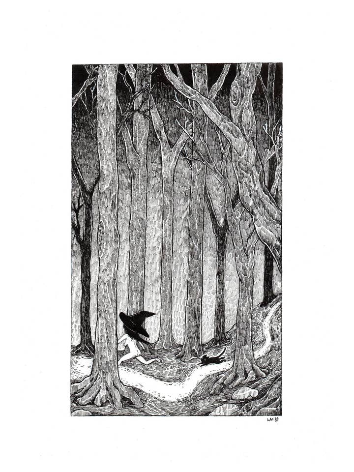 Running Late... - 8x10" print for wholesale by Stupid Animal Shop