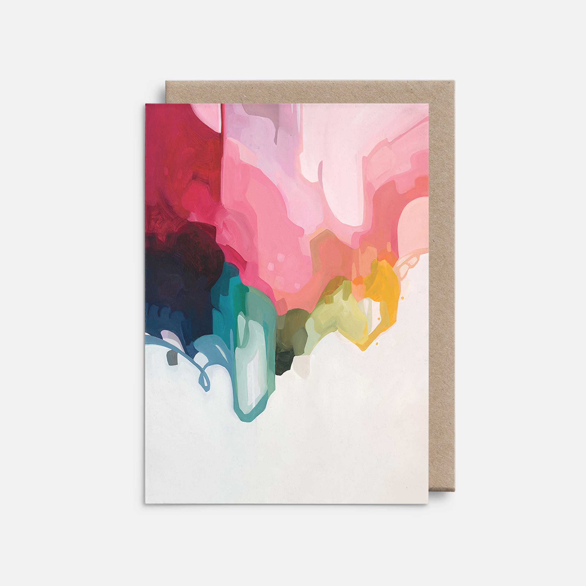 Susannah Bleasby Art - Wholesale Everyday Greeting Card - Wintergarden abstract | A6 Art card | Fine Art Cards