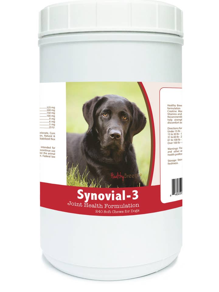 Labrador Retriever Synovial3 Joint Health Formulation Chews for wholesale by Healthy Breeds