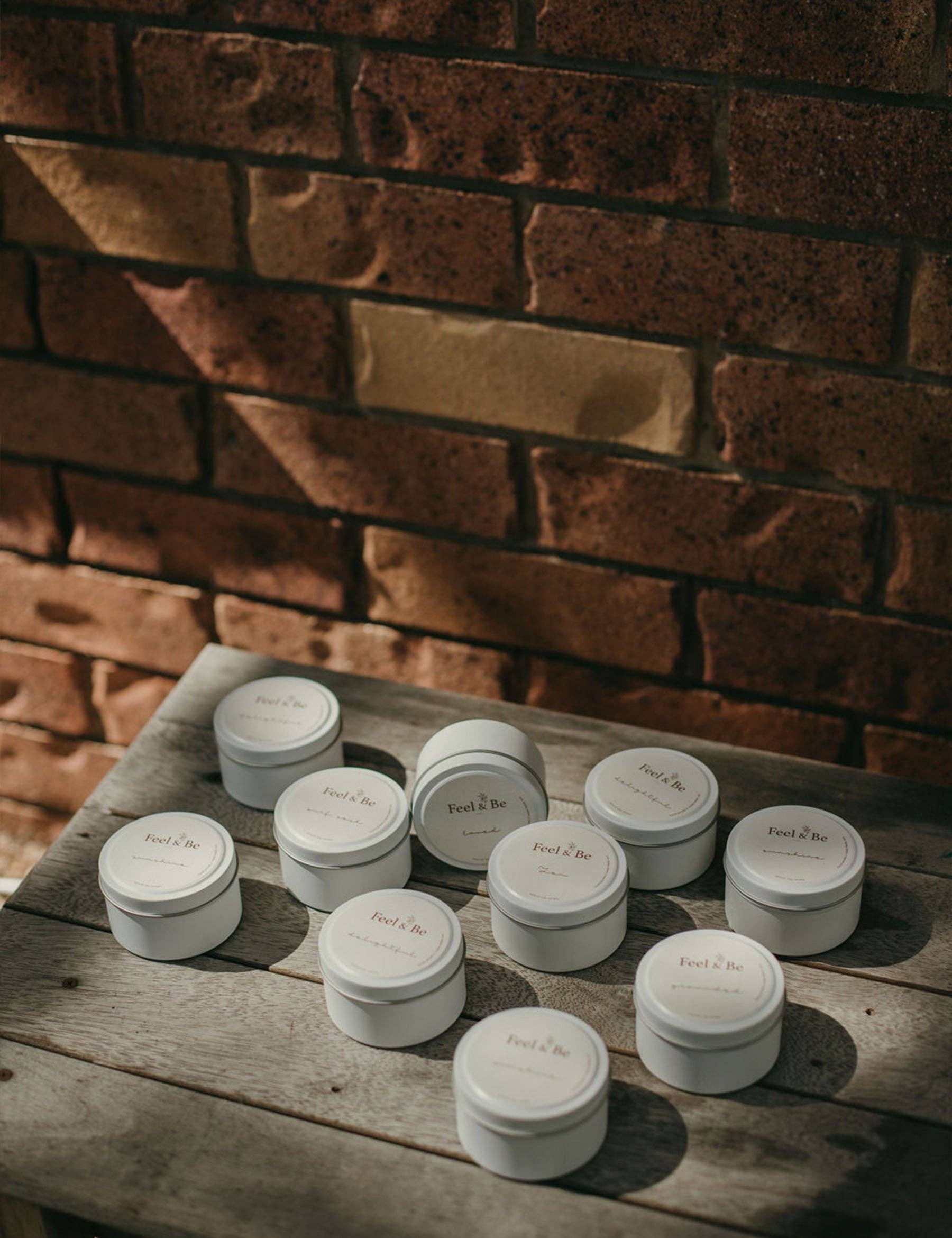 Feel & Be - Wholesale Travel candles - Travel Tin - 11 Collection pack2