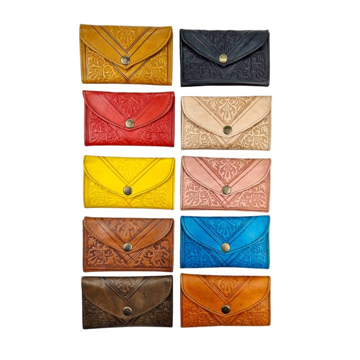 Carteira de couro para mulher por atacado de Marrakech Crafts