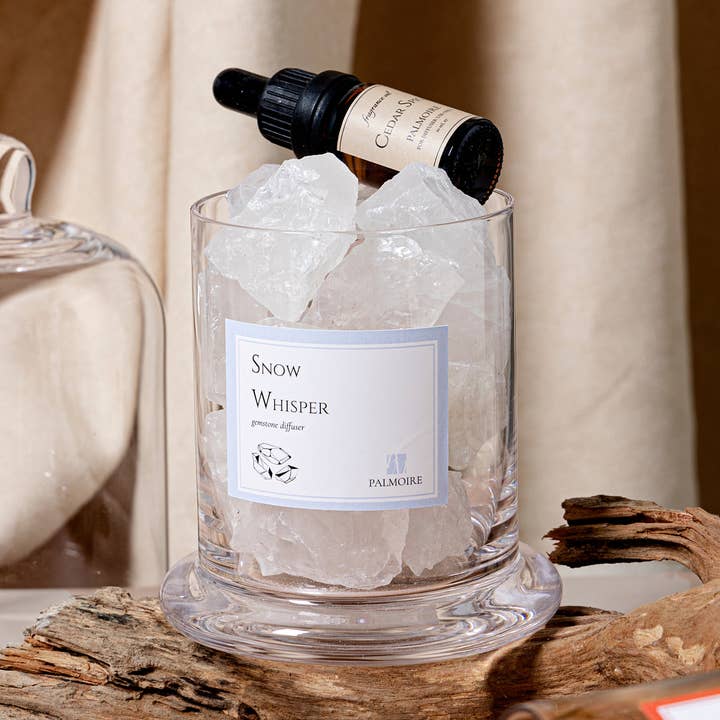 Snow Whisper Doftsten Diffuser med Citron och Jasmin för wholesale av Palmoire Home Fragrance