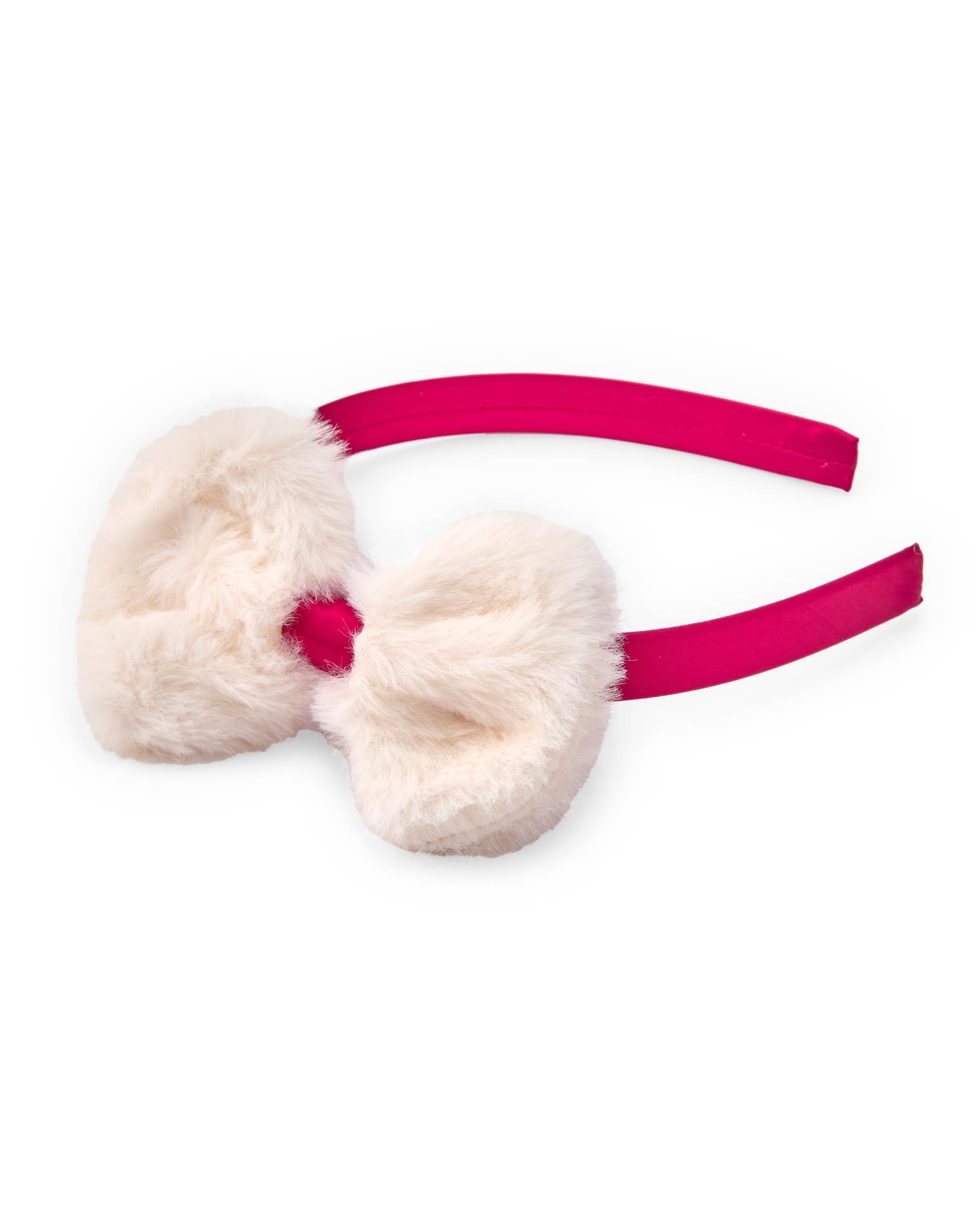 tuc tuc – Engroshandel Hårtilbehørssæt – Børn – Pigehårbøjle i fuchsia med blød hårsløjfe0