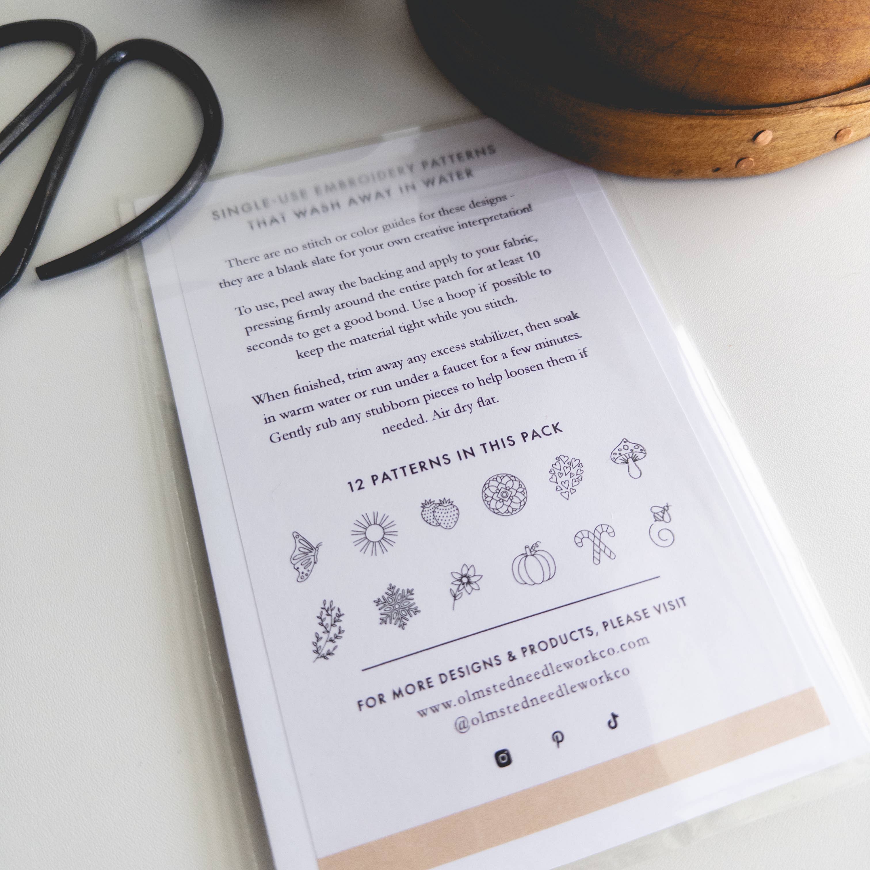 Olmsted Needlework Co. - Vente Accessoire de broderie/point de croix - Échantillonnage de modèles de broderie Stick and Stitch2