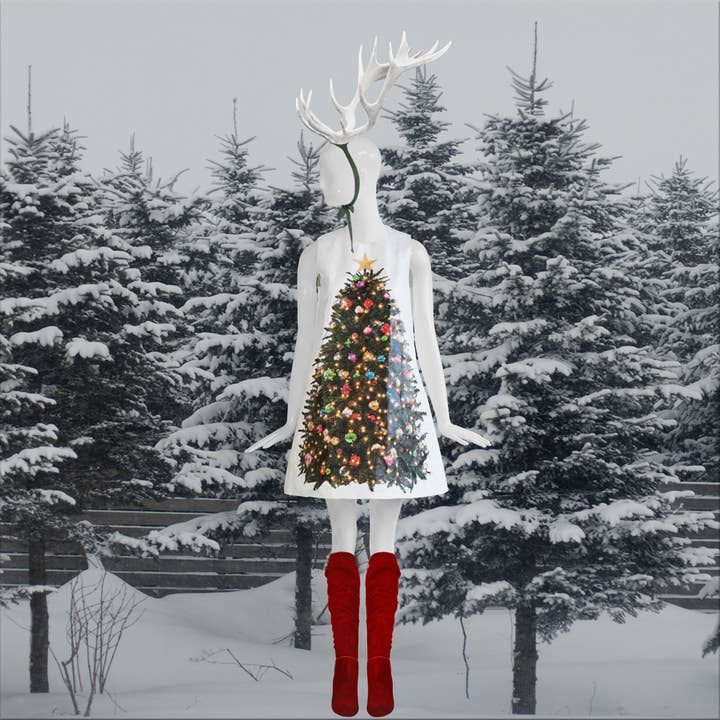 Holiday Hostess: Paper Christmas Tree Dress for wholesale by IGE