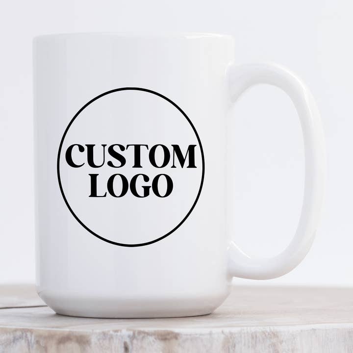 Krus i keramik med speciallogo for engroshandel hos DIYxe