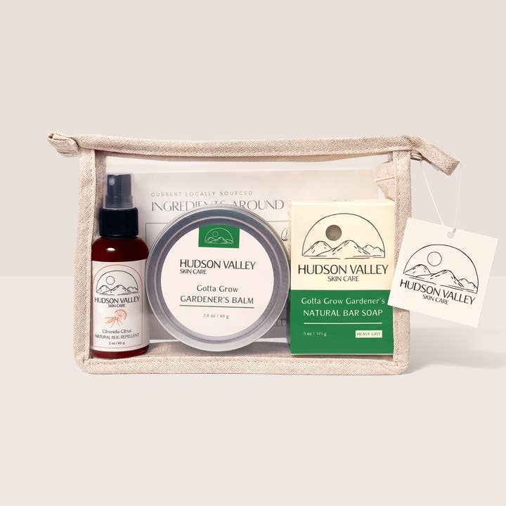 Gardener's Try-Me Gift Bag for wholesale by Hudson Valley Skin Care