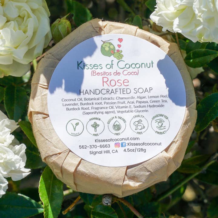 Rosen-Seife für den Großhandel von Kisses of Coconut
