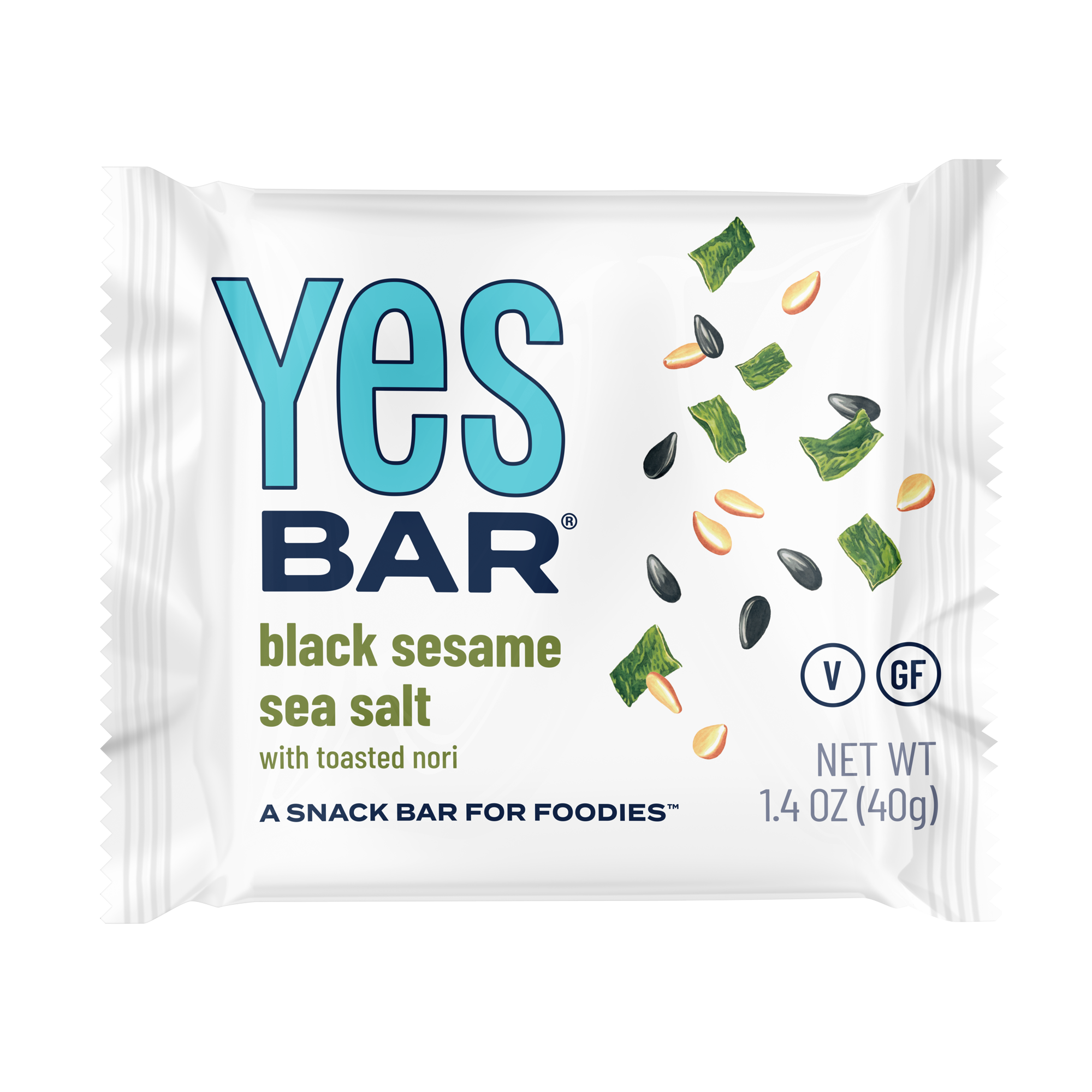 YES Bar® - Low Sugar Snack Bars - Wholesale Snack Bar - Black Sesame Sea Salt - Premium Real Food Snack Bar8