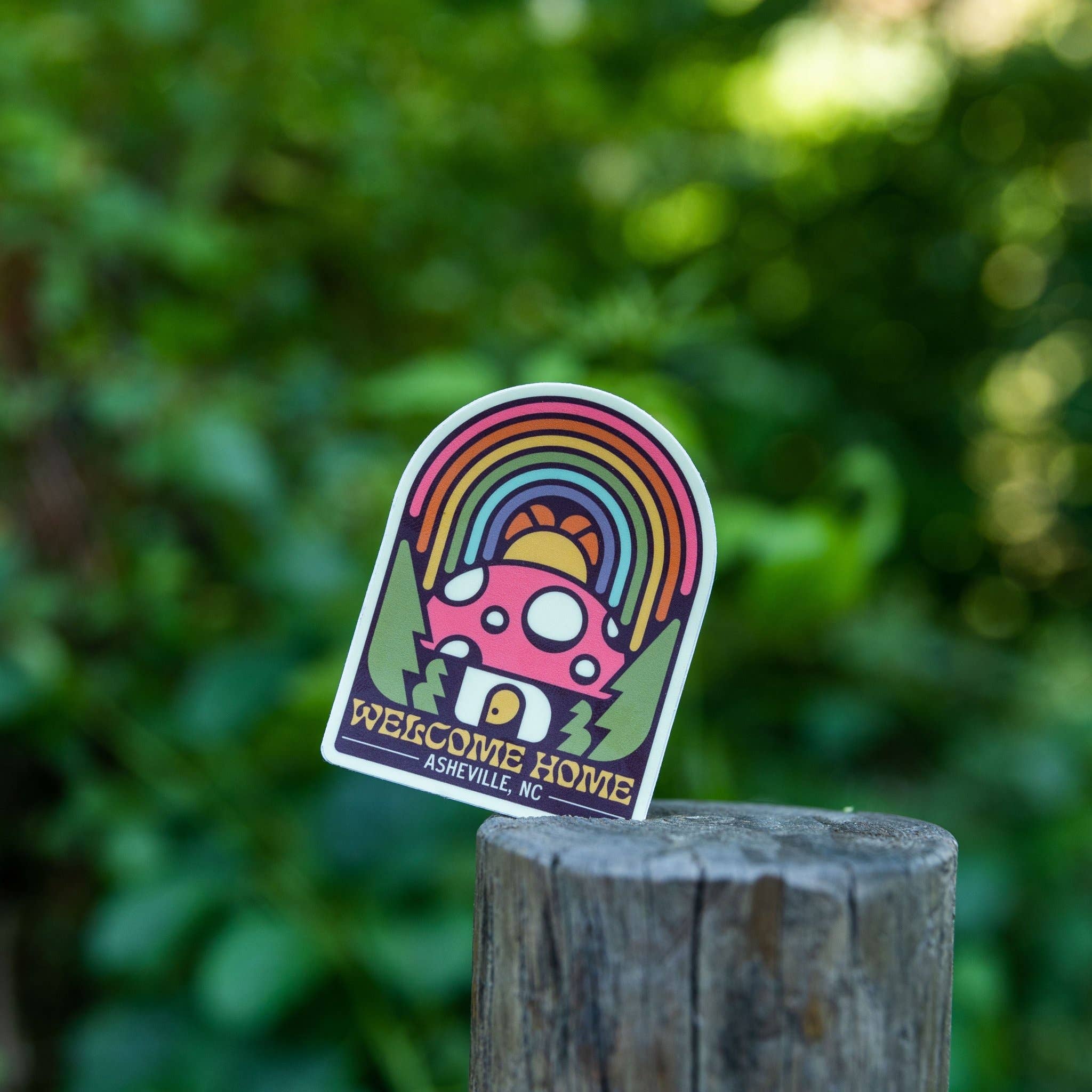 Menottees - Wholesale Sticker - Welcome Home | Asheville Sticker