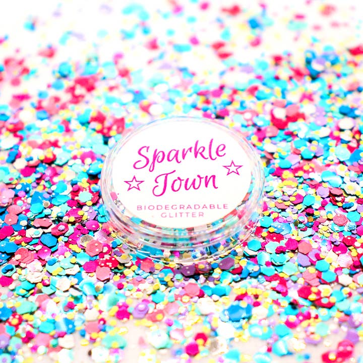 Party Time Mix Biodegradable Glitter - 5ml Pot and other Purchase Wholesale party sparklers. Free Returns & Net 60 Terms on Faire trending on Faire.