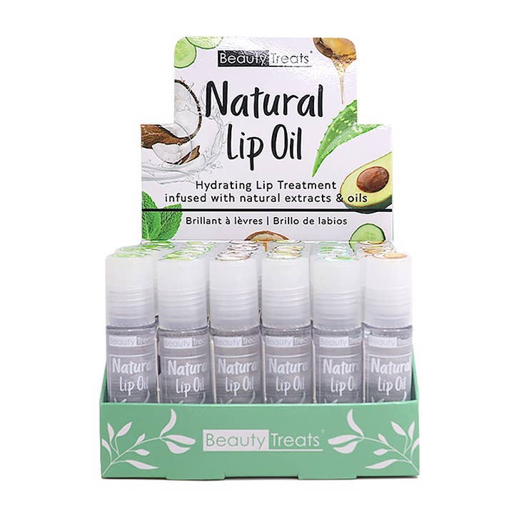 PINEAPPLE Beauty - Wholesale Lip Treatment/Mask - Beauty Treats 502C Natural Lip Oil Treatment - 36pc