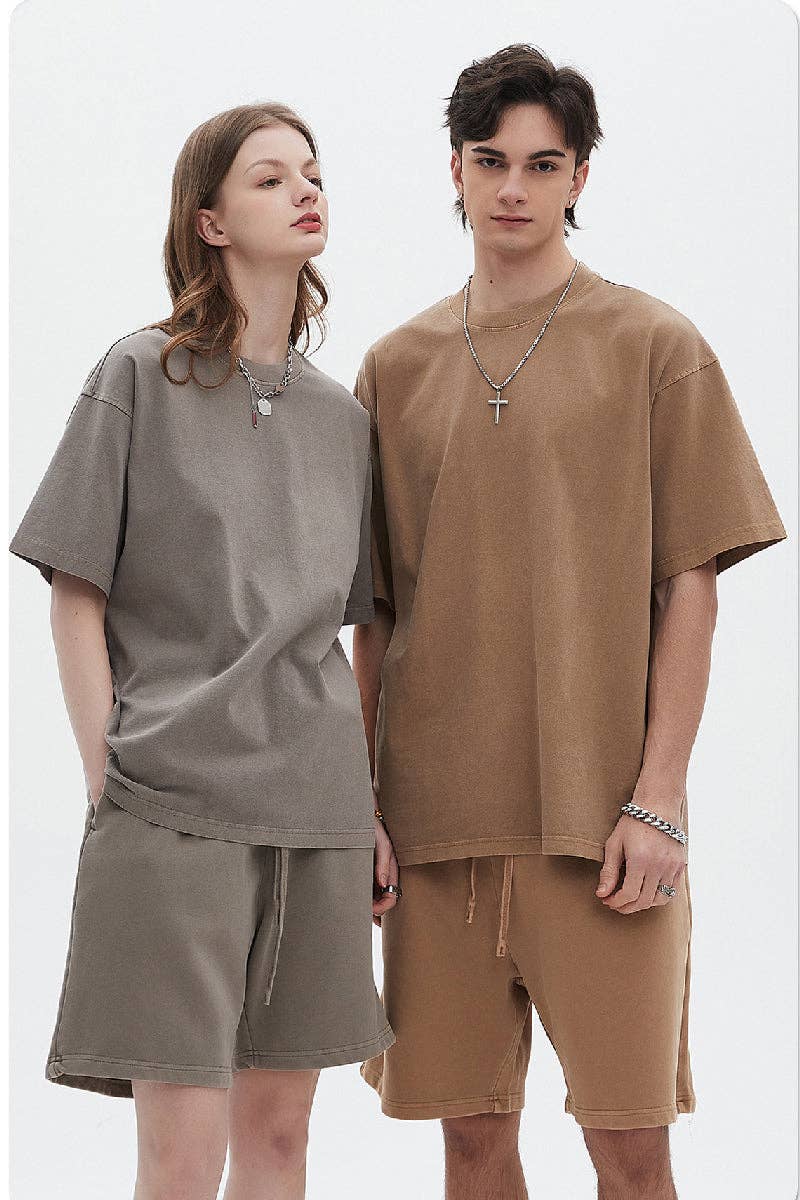 CZ Basics - Wholesale T-shirt - Uniseks - Oversized T-shirt met gewassen print27