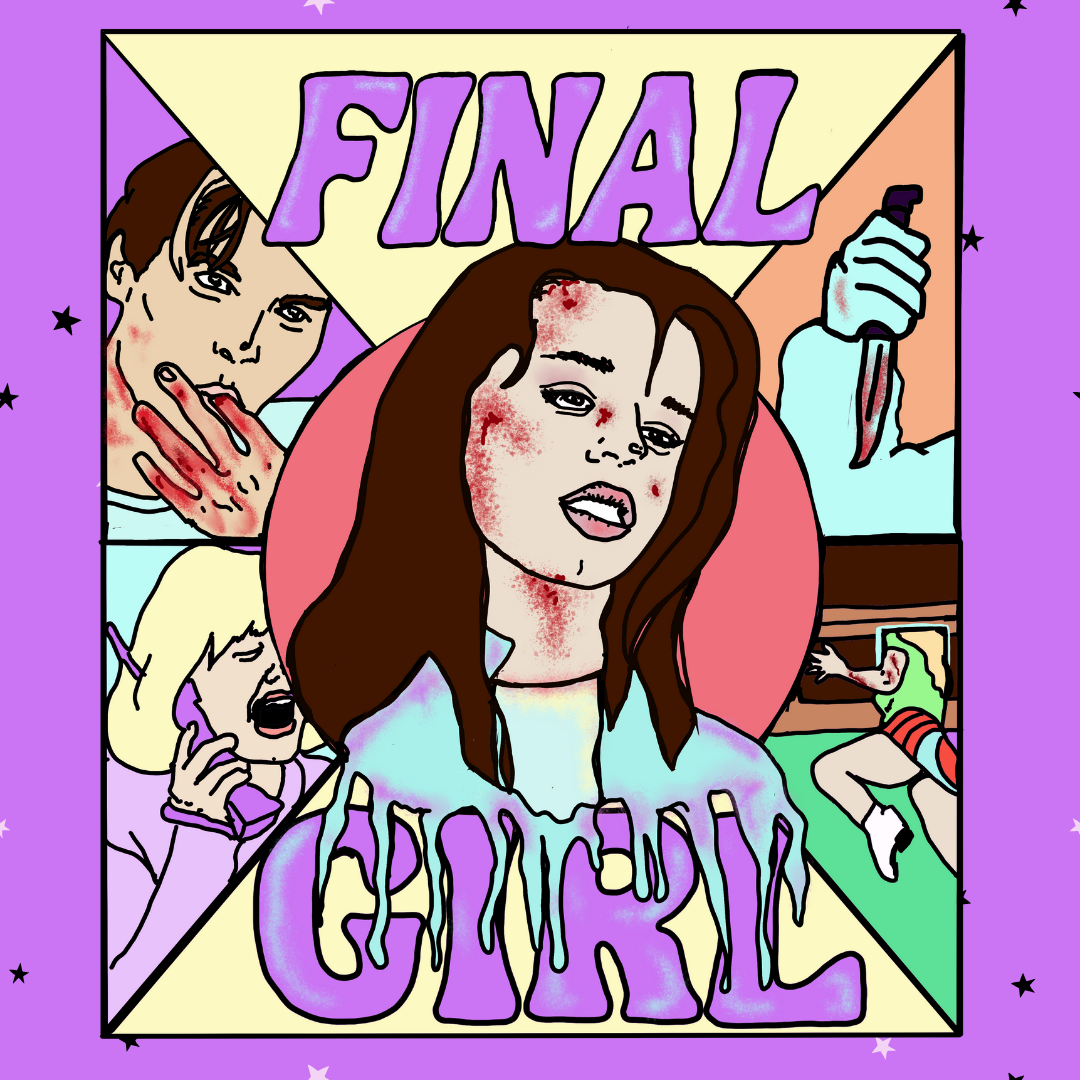 Haunted Fembot - Wholesale Sticker - "Final Girl" Scream 96’  Water Bottle Sticker5