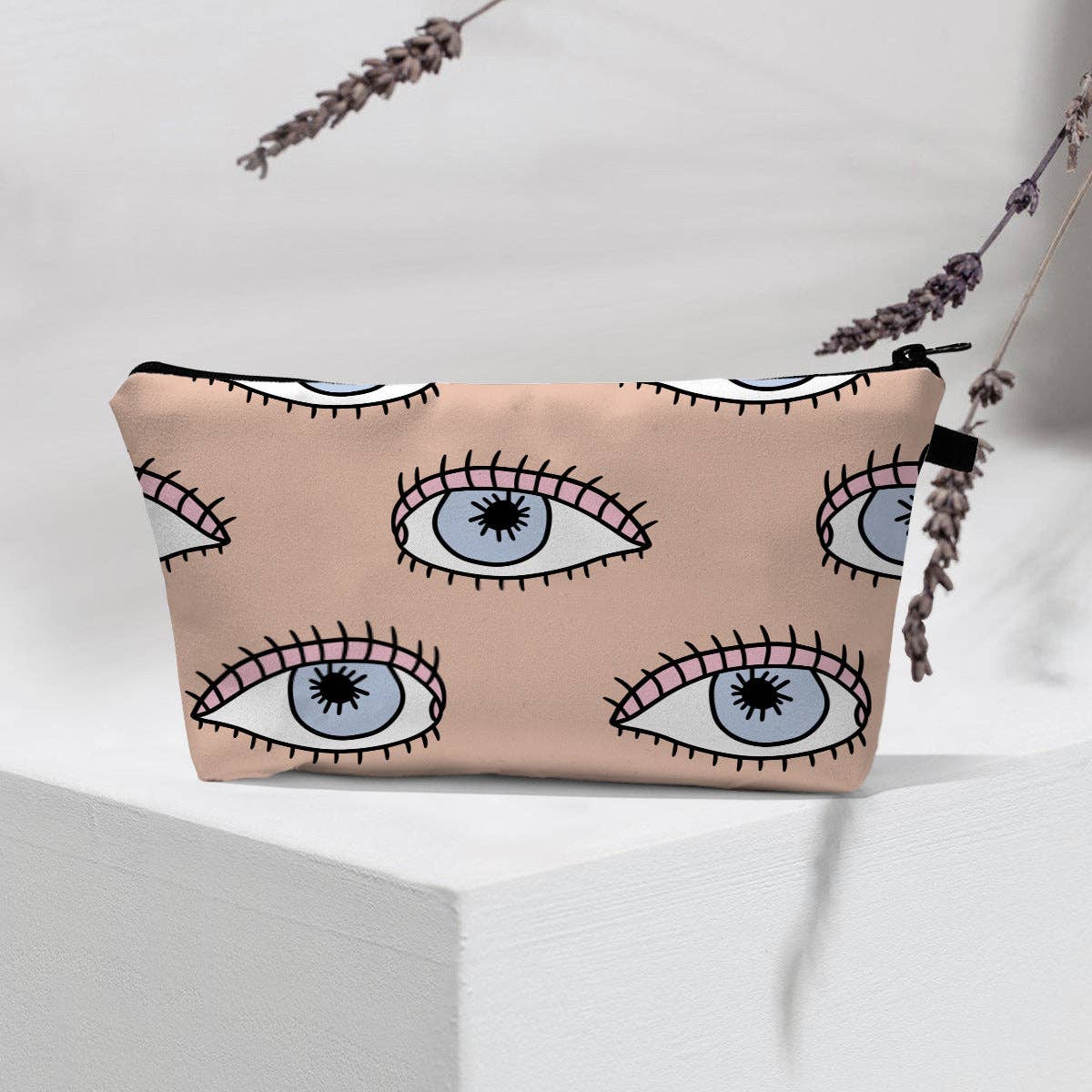 pinkblu02 - Wholesale Make-up tas/toilettas - Damesmode Boze Oog Draagbare Cosmetica Tas8