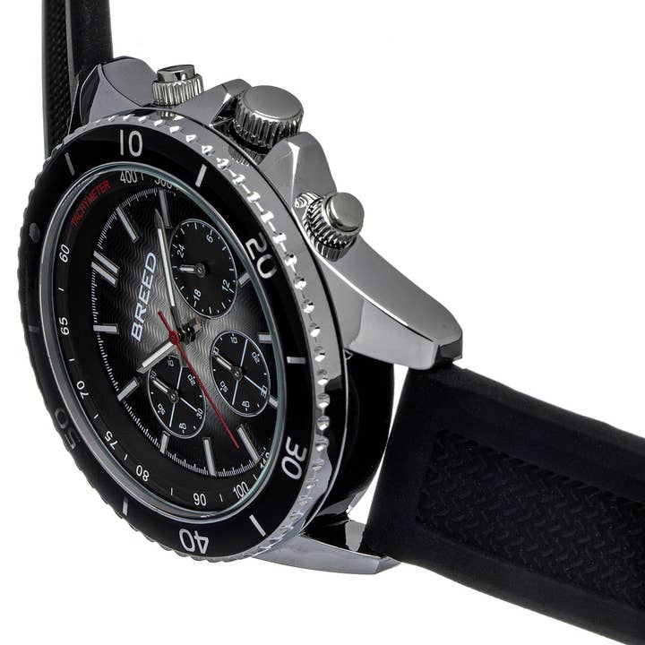 Breed - Venta al por mayor Reloj de pulsera - Hombre - Reloj cronógrafo Breed Tempo con subesfera de 24 horas12