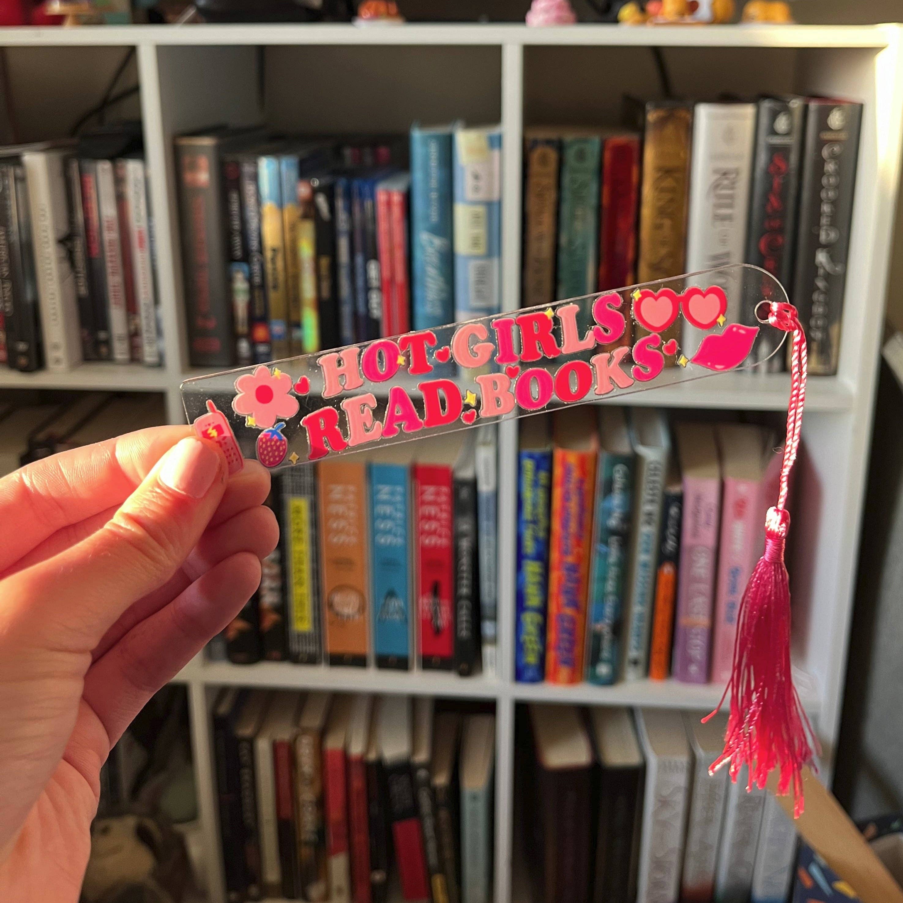 Literally Scents Co. - Venta al por mayor Marcapáginas - Chicas Sexys Leen Libros • Marcapáginas de Acrílico0