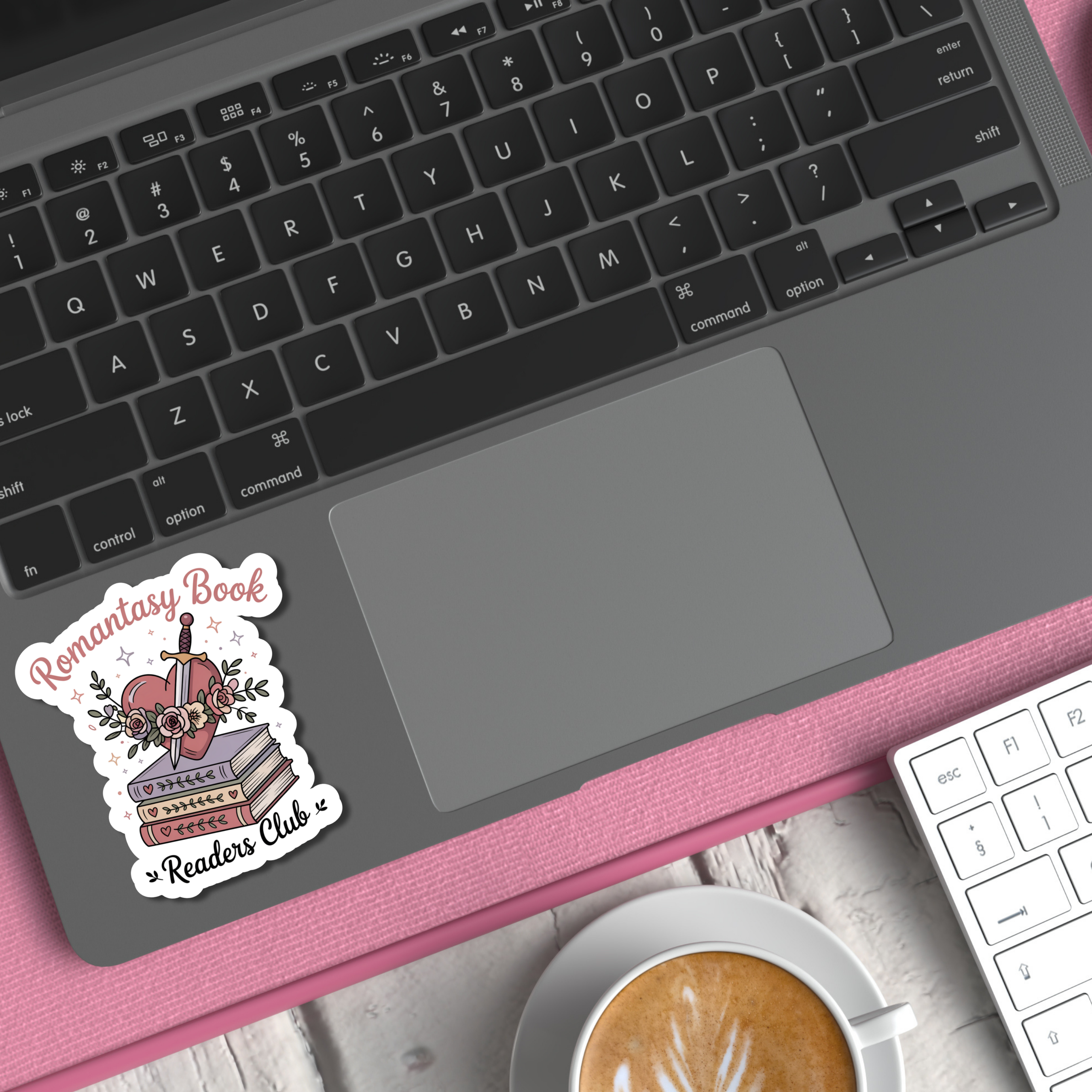 Auburn Row Design - Wholesale Sticker - Romantasy Reader Die Cut Sticker 6