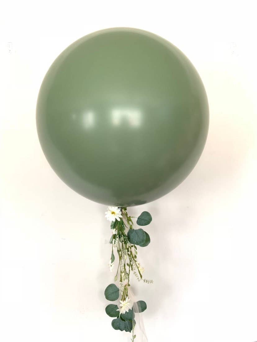 Hullaballoons – wholesale Ballong – Set med 3 jumbo gröna ballonger | 24-tums ljusgröna ballonger6