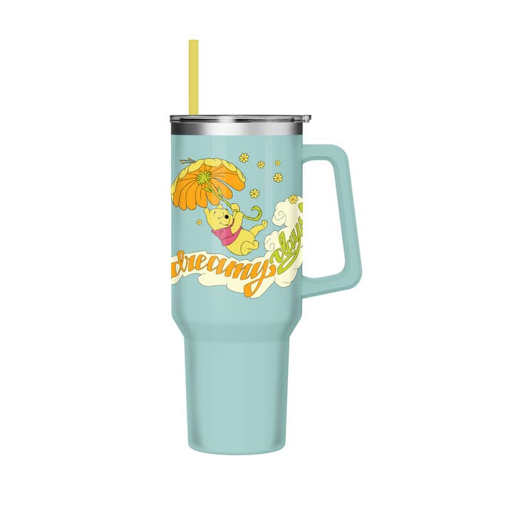 Silver Buffalo - Wholesale Insulated Mug/Tumbler - Winnie The Pooh Psychedelic Pooh Dreamy Days 40oz SS Tumbler