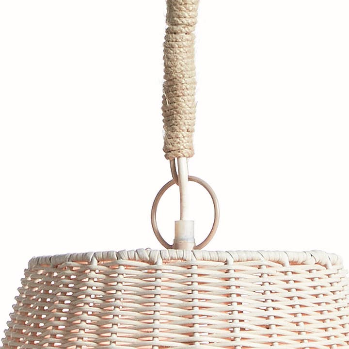 Beige Linette Rattan Pendant Small for wholesale on Faire1