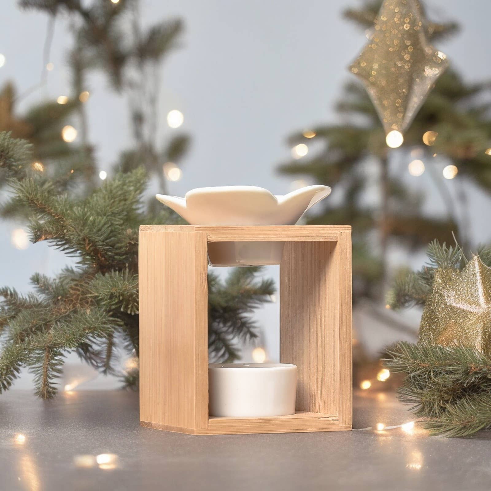 Zen'Arôme - Wholesale Fragrance Warmer - Plumeria Bamboo and Ceramic Scented Wax Burner8