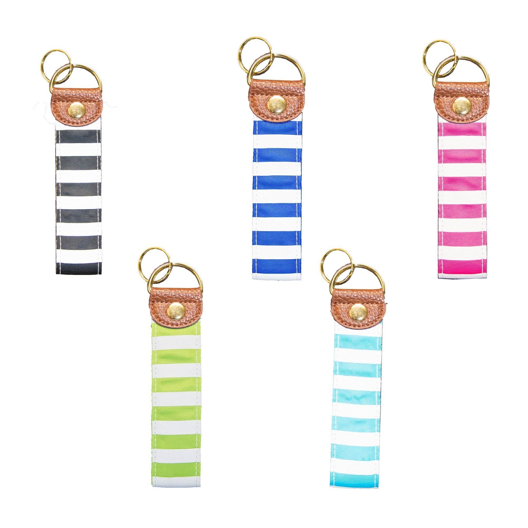 Mainstreet Collection – Großhandel Schlüsselanhänger – Damen – Stripe Snap Schlüsselanhänger6