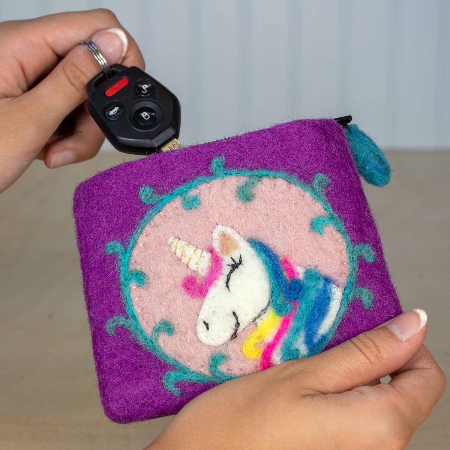 dZi Handmade - Wholesale Coin Purse - Women's - Unicorn Coinpurse2