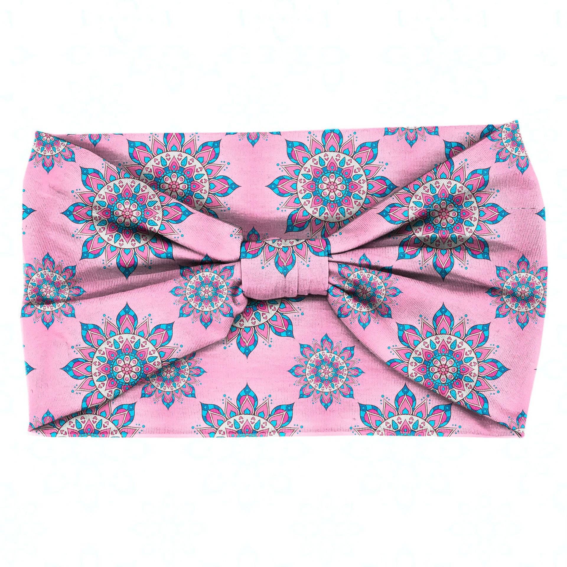 Tourtiwi - Wholesale Fashion Headband - Women's - Bohemian Mandala Print Sports Headband7