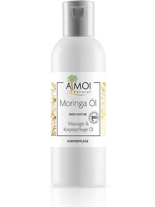 100 ML — Huile de MORINGA 100 % pure d'AMOI Naturel pour la vente par AMOI naturel