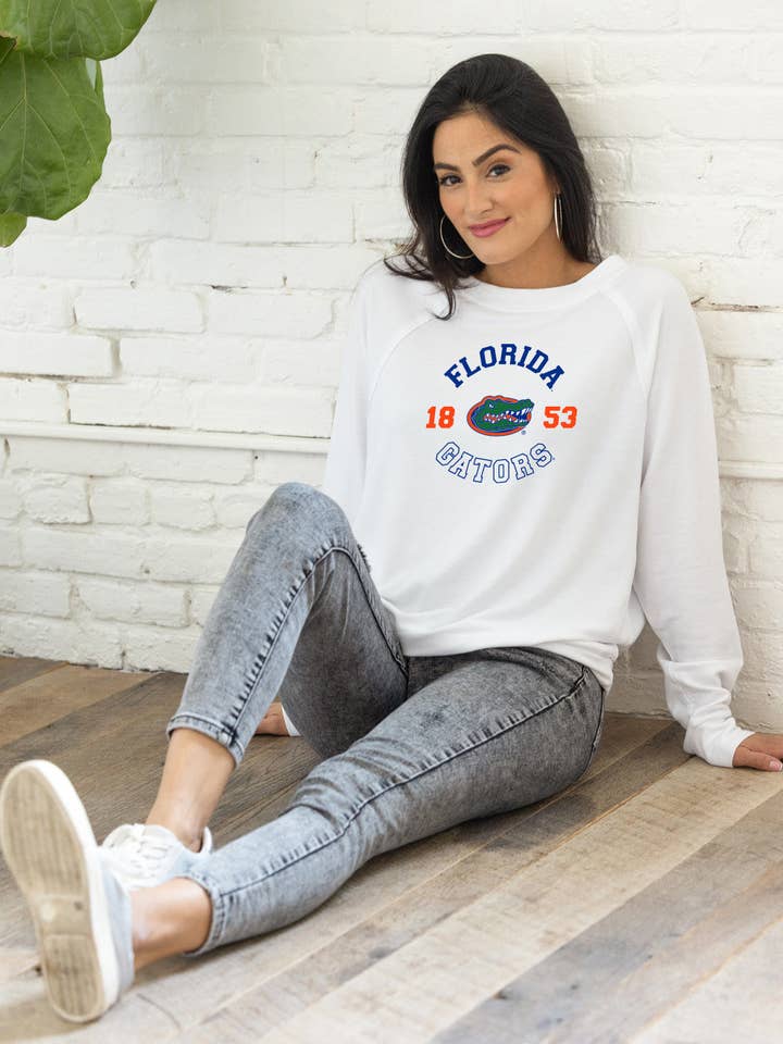 Haut raglan Rylee à manches longues Florida Gators pour la vente par Flying Colors Apparel