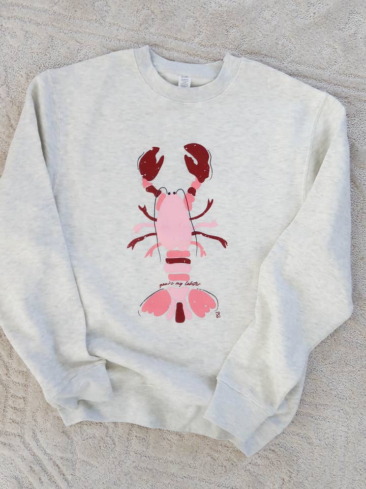 Eres mi sudadera de cuello redondo "Lobster". para venta al por mayor de hey friends