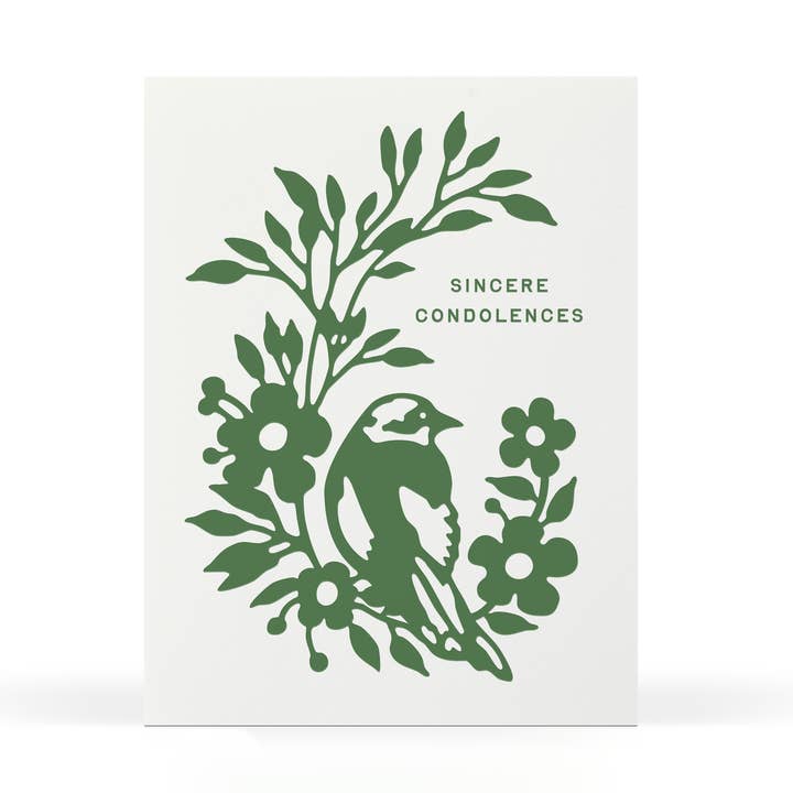 Sincere Condolences for wholesale by Sweet Bippy Press