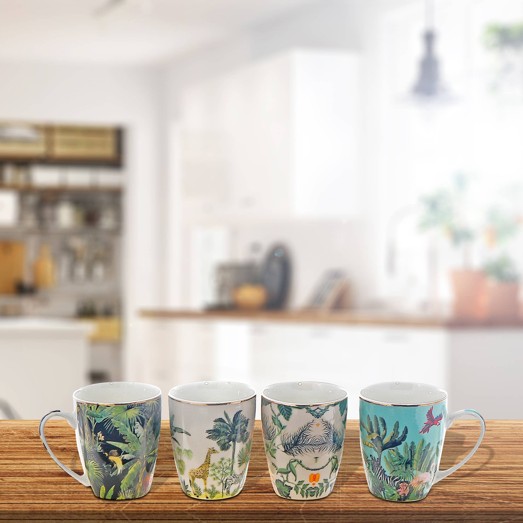 Multi Ceramic Mugs Assorted Tropical for wholesale on Faire1