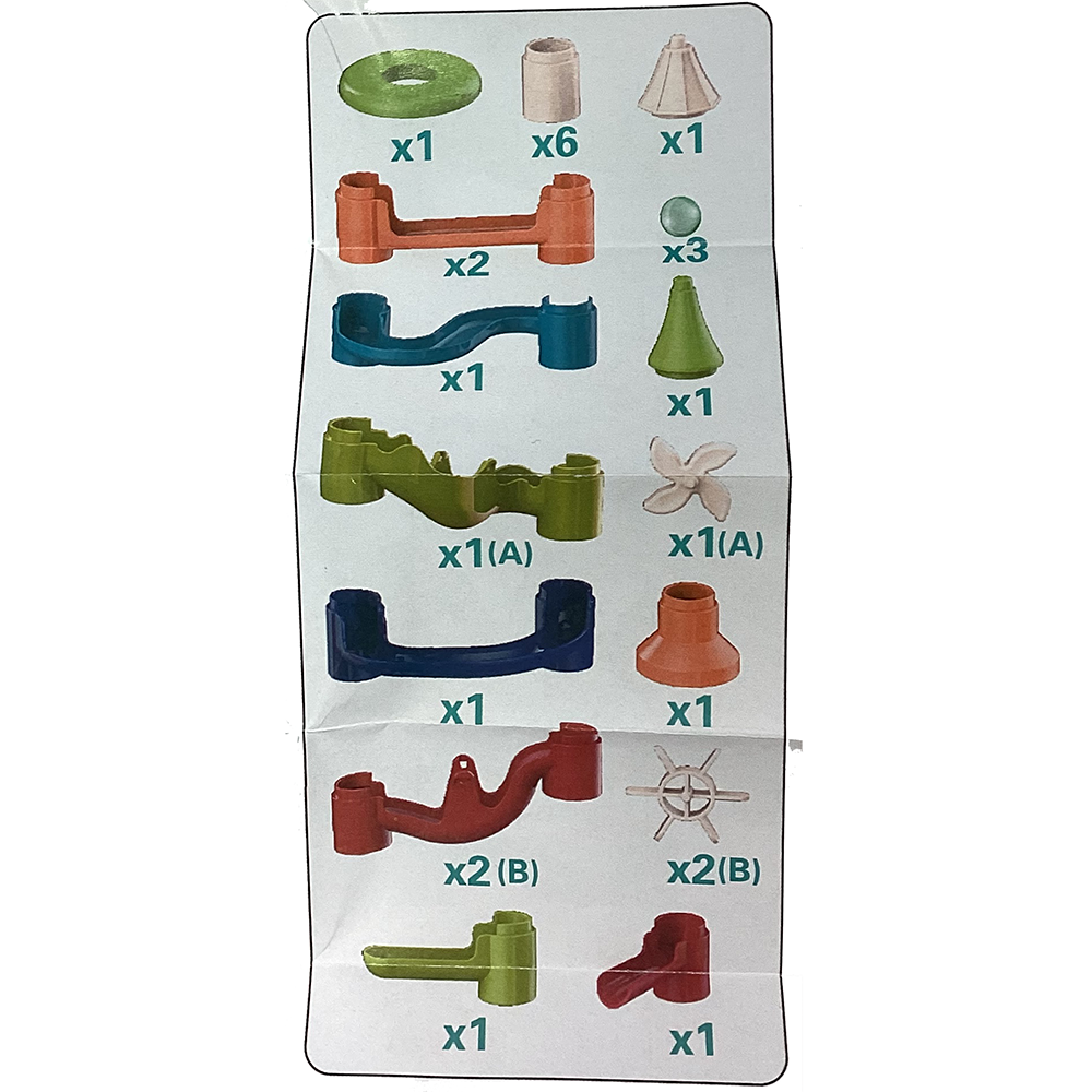 Texas Toy Distribution - Wholesale Toy Set - Kids - Marble Run 25pc Pipeline Toy Set in Bottle Packaging3