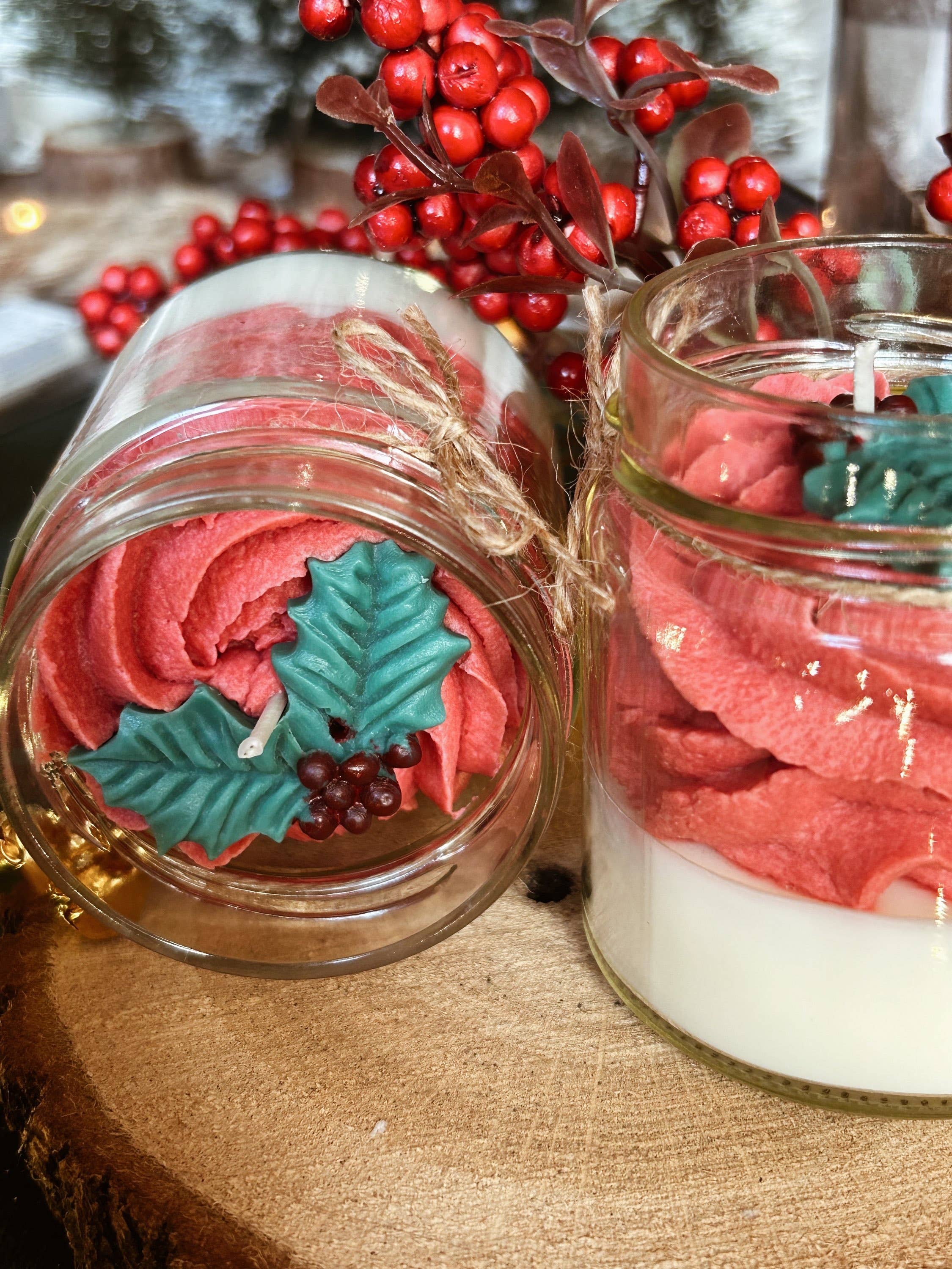 Die Rhoen Kerze - Venta al por mayor Velas en tarros - Vela 'Feliz Navidad'2