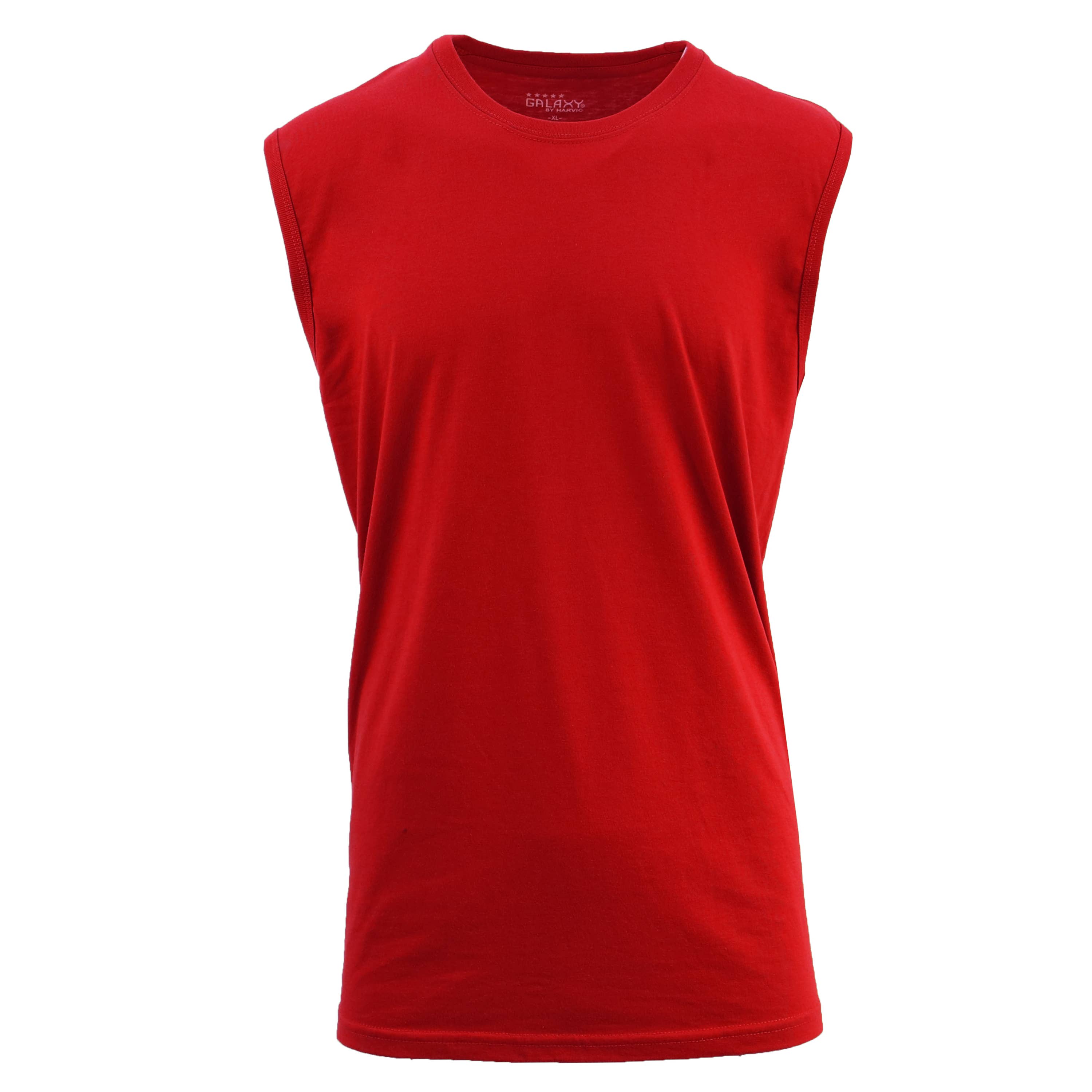 Galaxy By Harvic – wholesale Tank top – Men's – Men's Crew Neck Muscle Tank Tops3