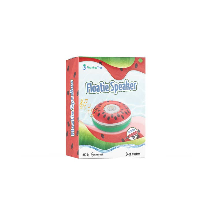PhunkeeTree - Wholesale Speakers - Floatie Bluetooth Speaker & Koozie - Watermelon