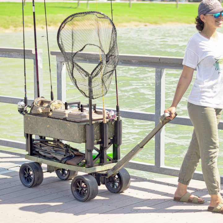 Mighty Max Cart - Wholesale Sporting Accessories - Camo Outdoor Recreational Folding Wagon