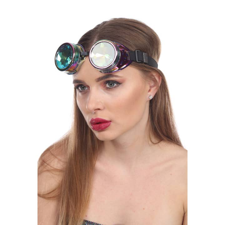 Western Fashion - Wholesale Costume - Unisex - 68741 - Rave Kaleidoscope goggles13