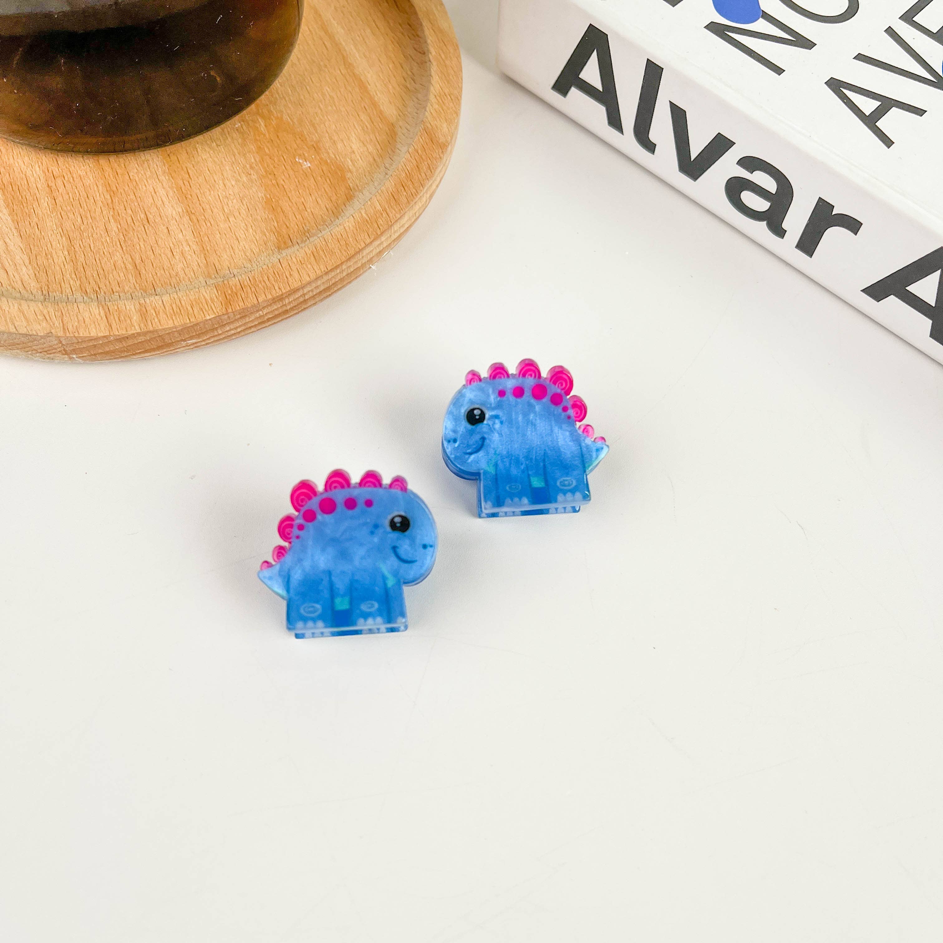 TheDivaSoap – Engroshandel Hårspænde - Dame – 2 stk Dinosaur Series Lille kloklemme, Mini Hårklip6