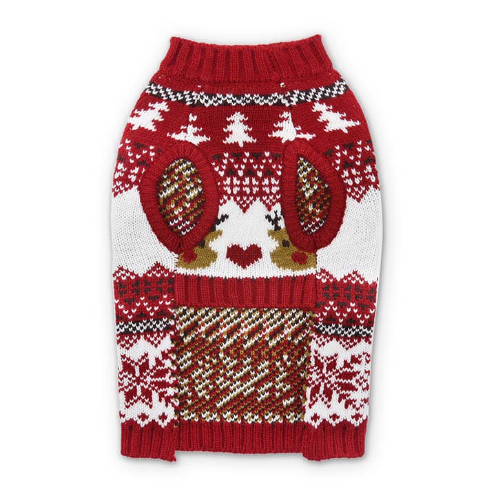 Dogo Pet - Wholesale Pet Sweater - Dog - Reindeer Fair Isle Sweater1