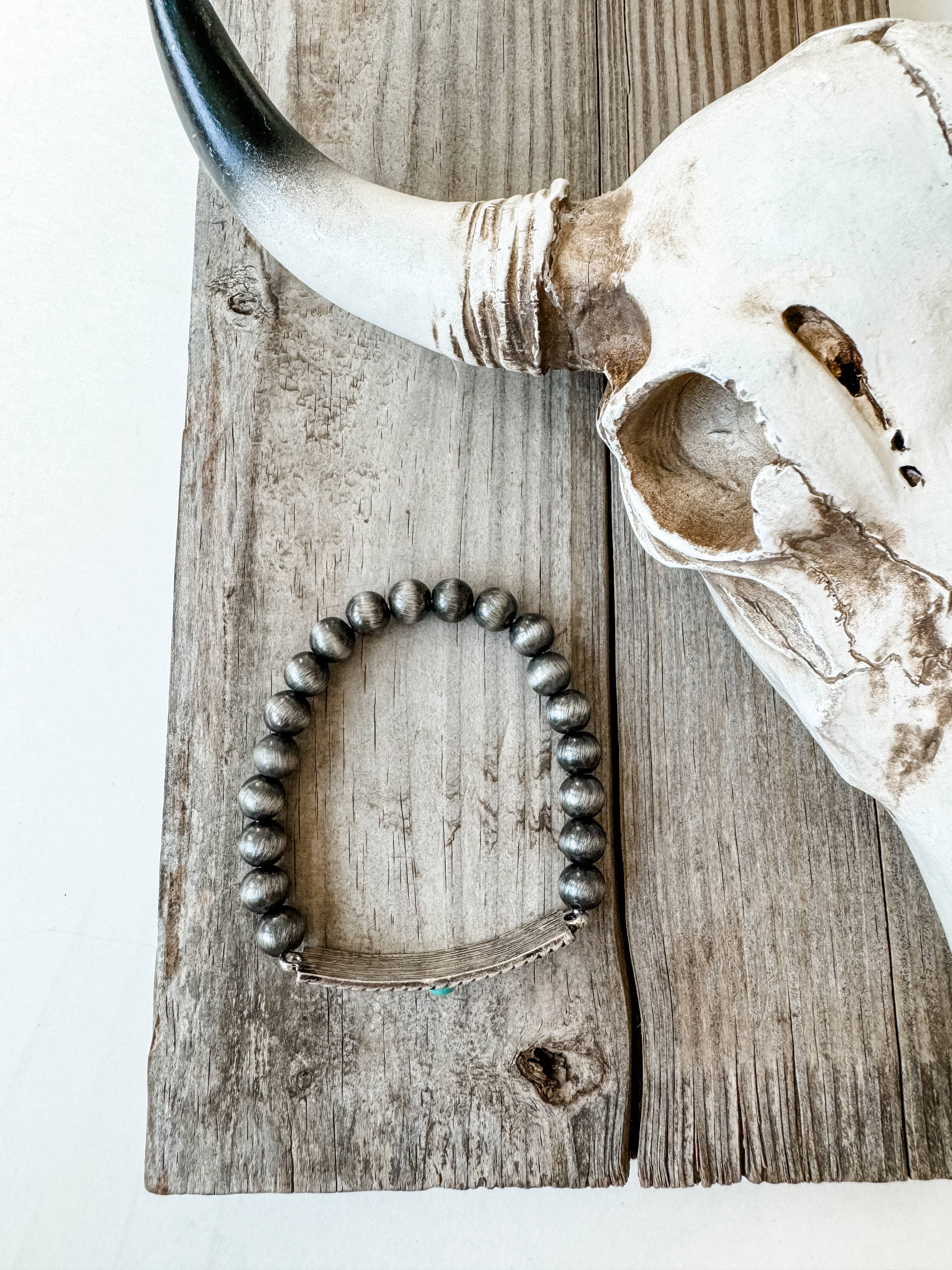 Boho Ranch Shop - Wholesale Beaded Bracelet - Aztec Boho Western Concho Stretch Bracelet3