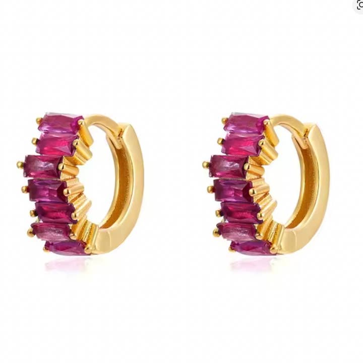 Folie à Trois - Wholesale Hoop Earrings - Celena EARRINGS10