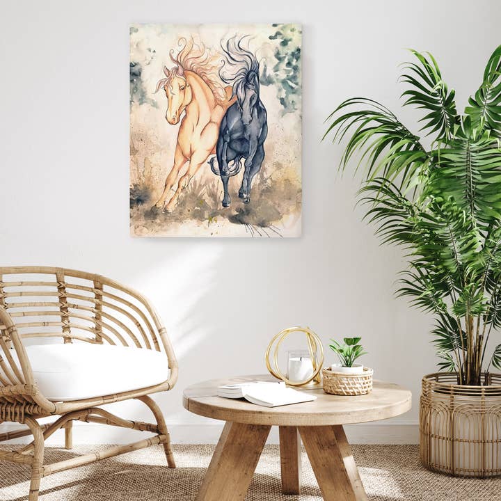 La Grande Corsa - Stampa su Tela per la vendita all'ingrosso da parte di Anise Designs