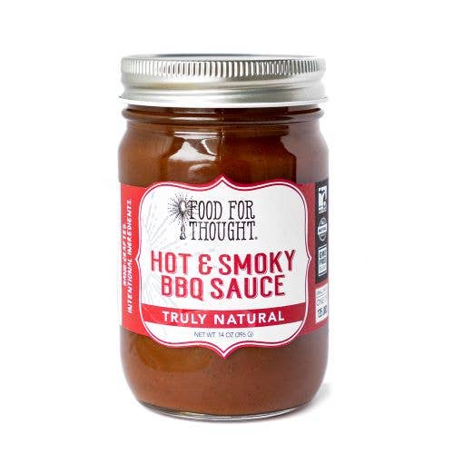 Food For Thought - Wholesale BBQ Sauce - Truly Natural Hot & Smoky BBQ Sauce