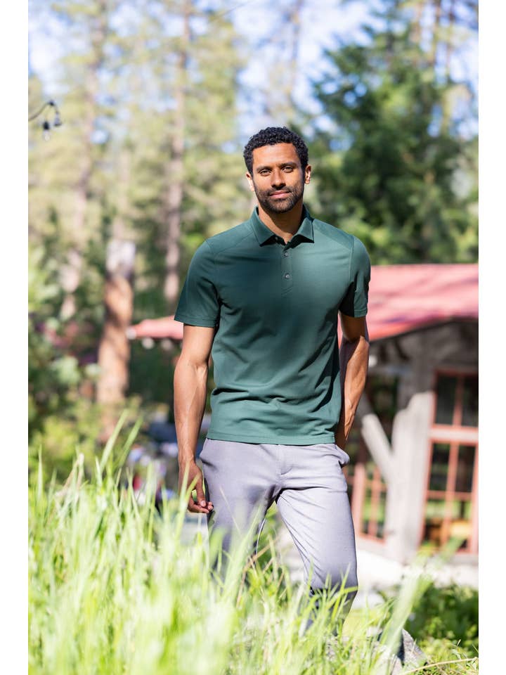 Cutter & Buck - Wholesale Polo - Men's - Cutter & Buck Advantage Refresh Mens Tri-Blend Pique Polo3