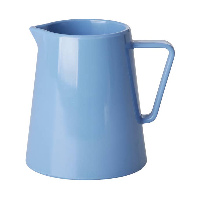 Melamine Milk Jug in Blue - 6 oz for wholesale by RicebyRice